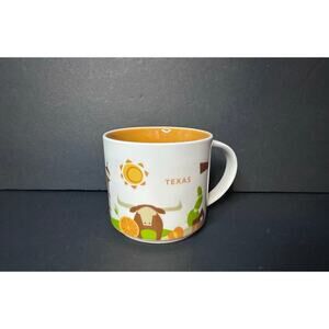 Starbucks You Are Here Collection Big Coffee Mug Cup Texas 2015 14 Oz